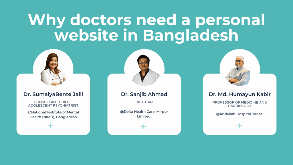 Why doctors need a personal website in Bangladesh